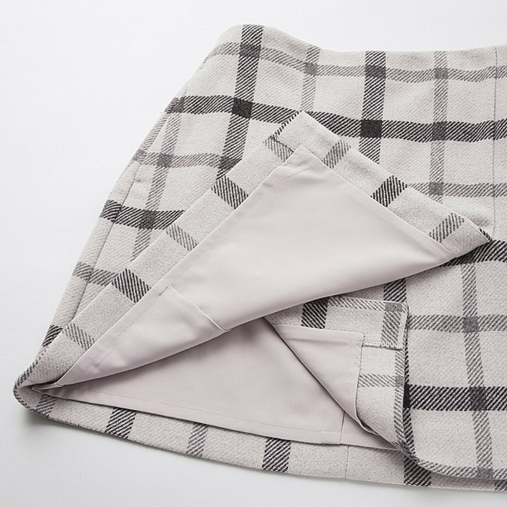 (NWT) Uniqlo | Wool Blend Wrap Mini Skirt - Picture 7 of 8